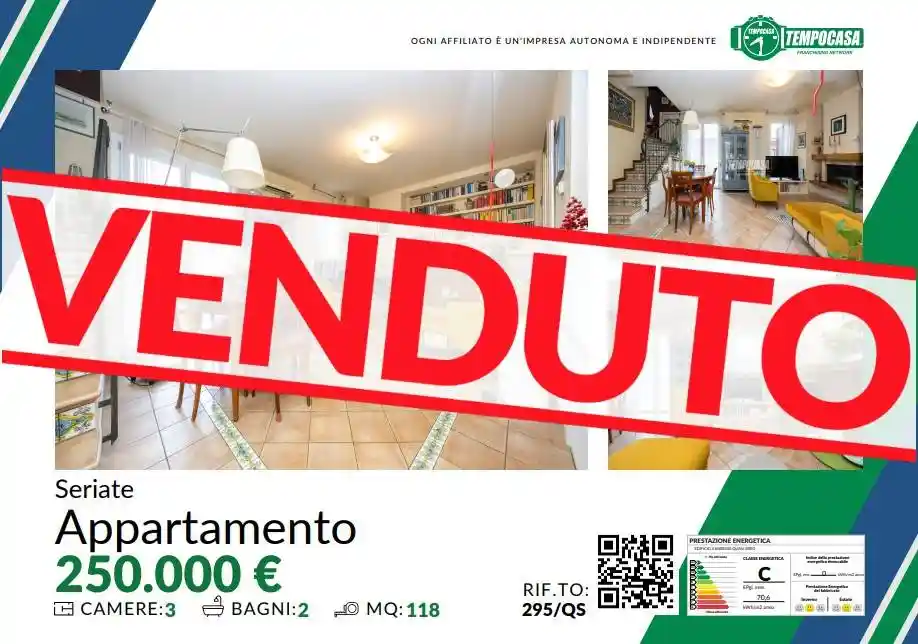 Appartamento in vendita a Seriate