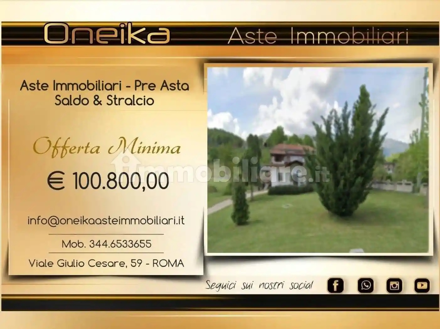 Villa in asta a Castelliri
