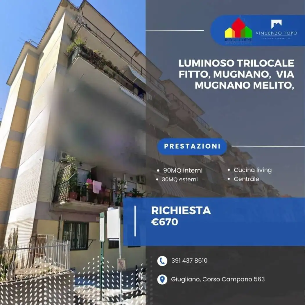 Appartamento in affitto a Mugnano di Napoli