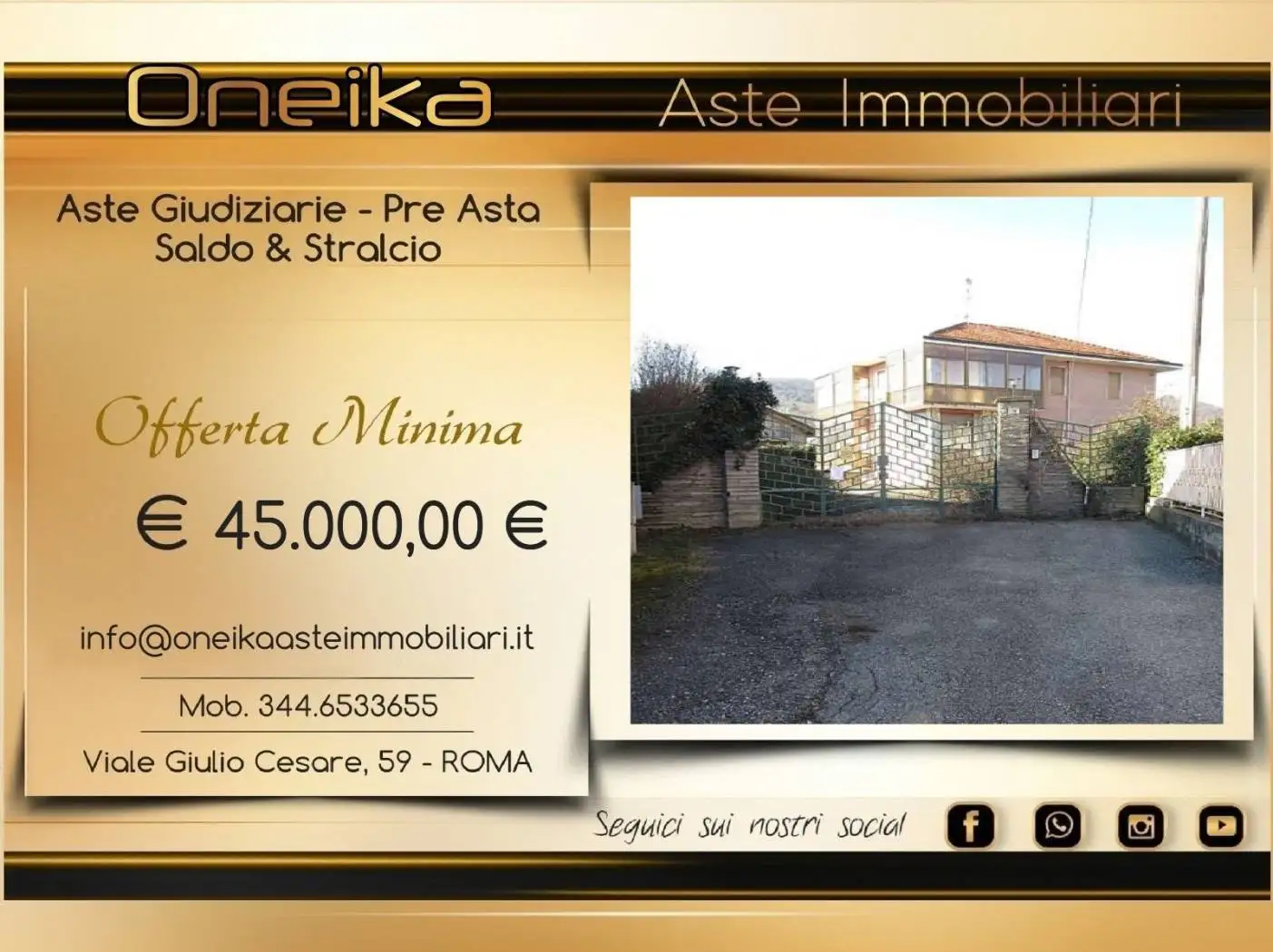 Appartamento in asta a Reano