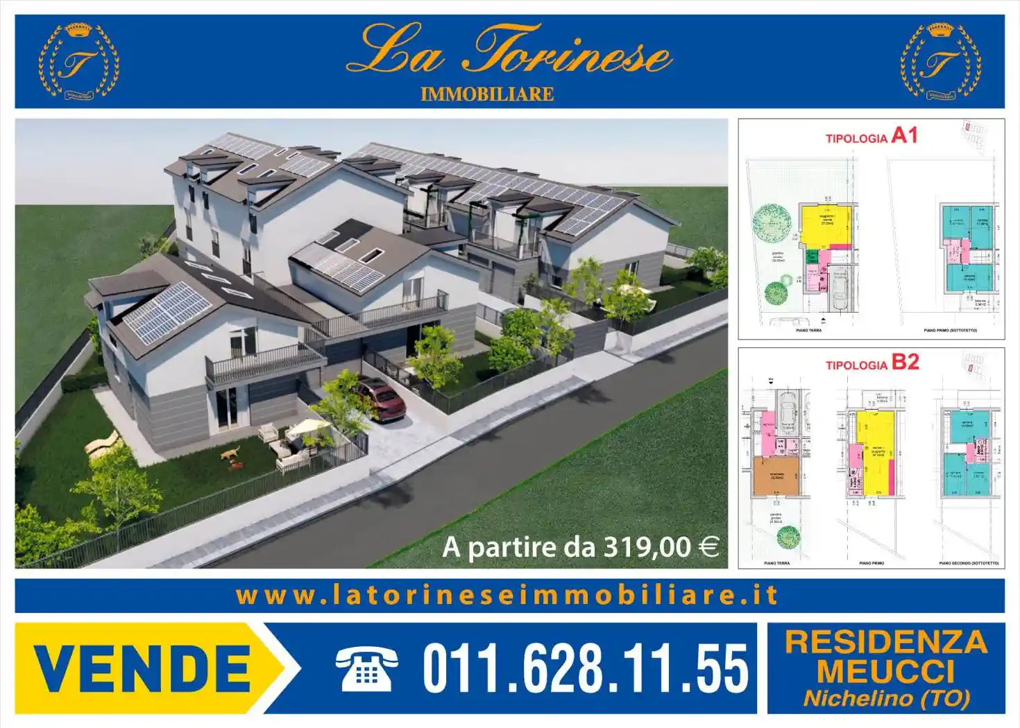 Villetta a schiera in vendita a Nichelino