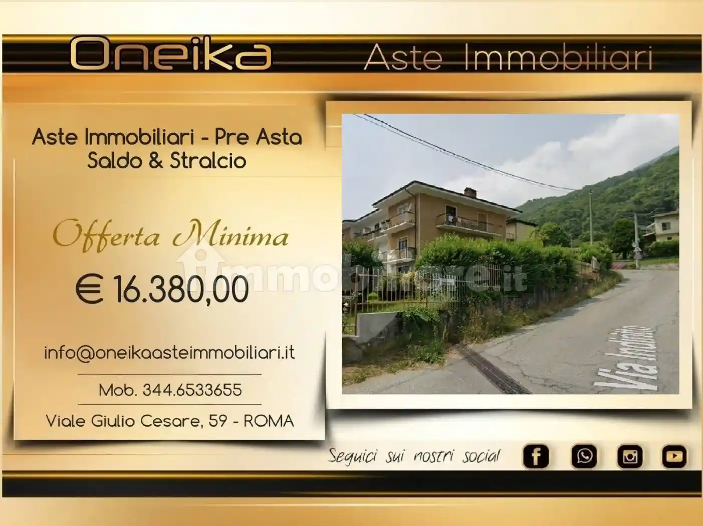 Appartamento in asta a Villar Pellice