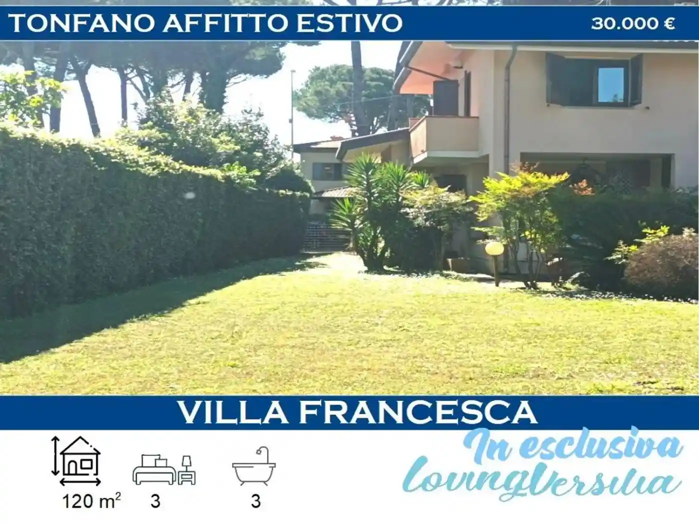 Villa in affitto a Pietrasanta