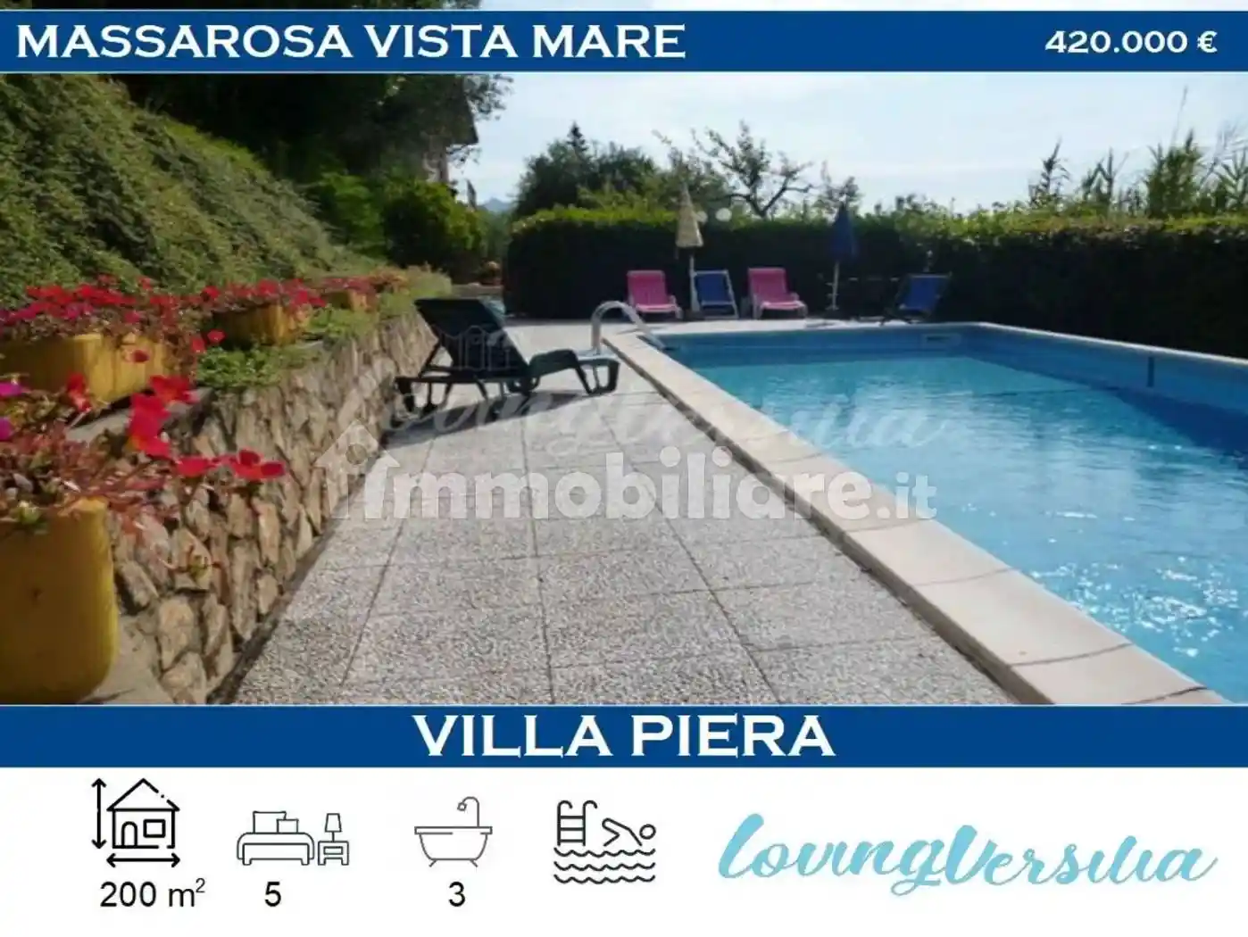 Villa in vendita a Massarosa