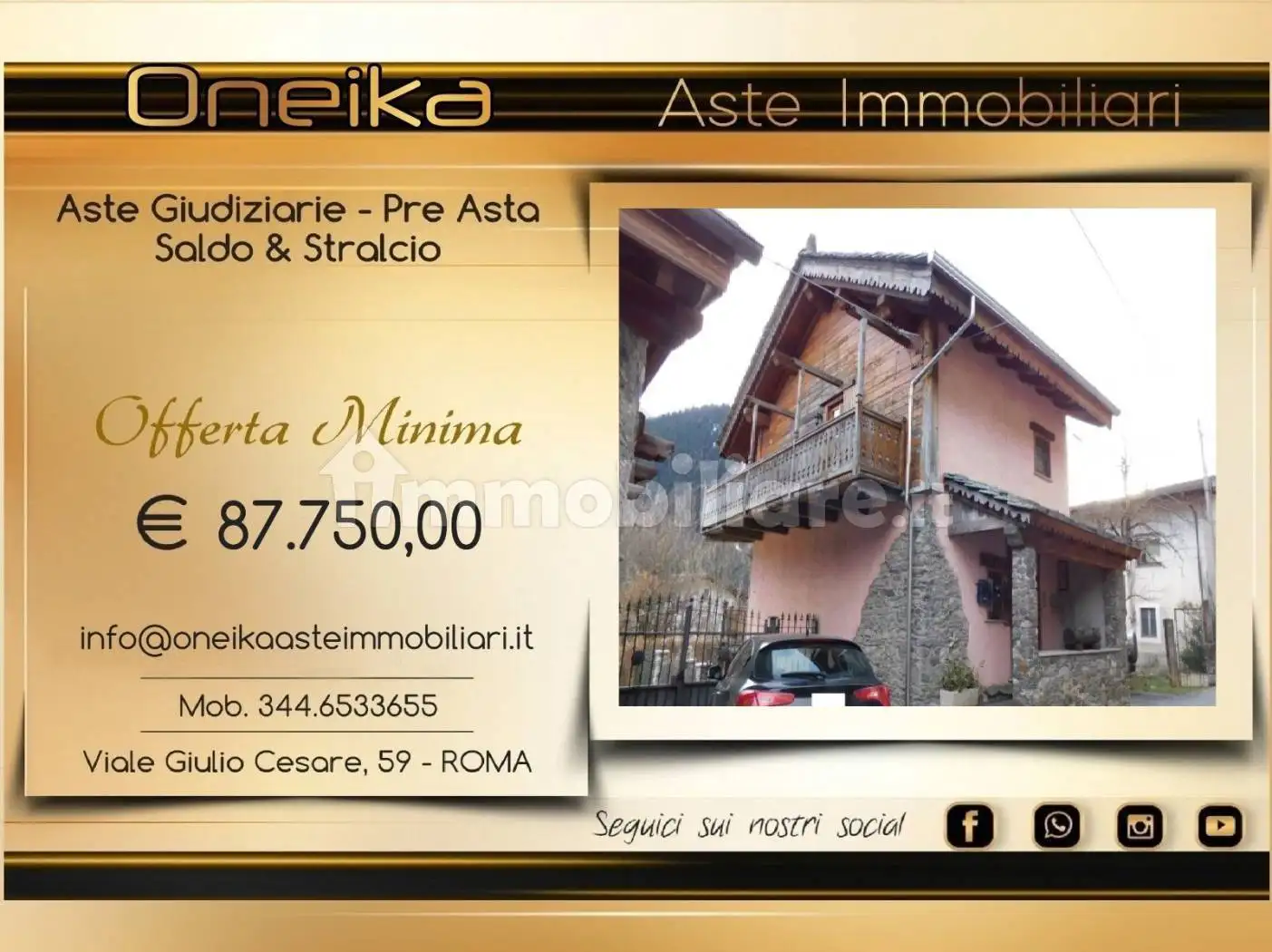 Appartamento in asta a Salbertrand