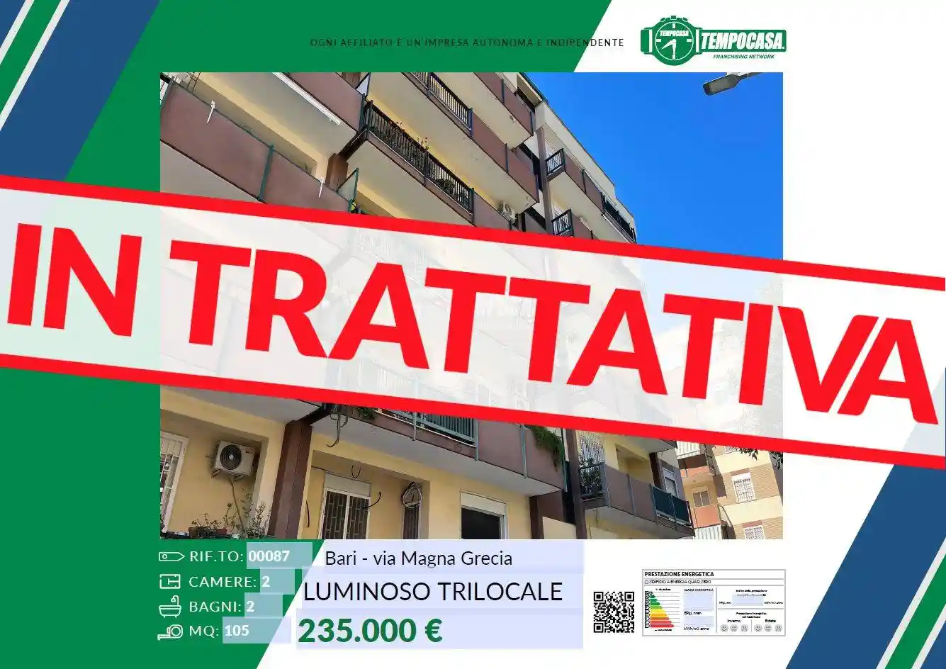 Appartamento in vendita a Bari