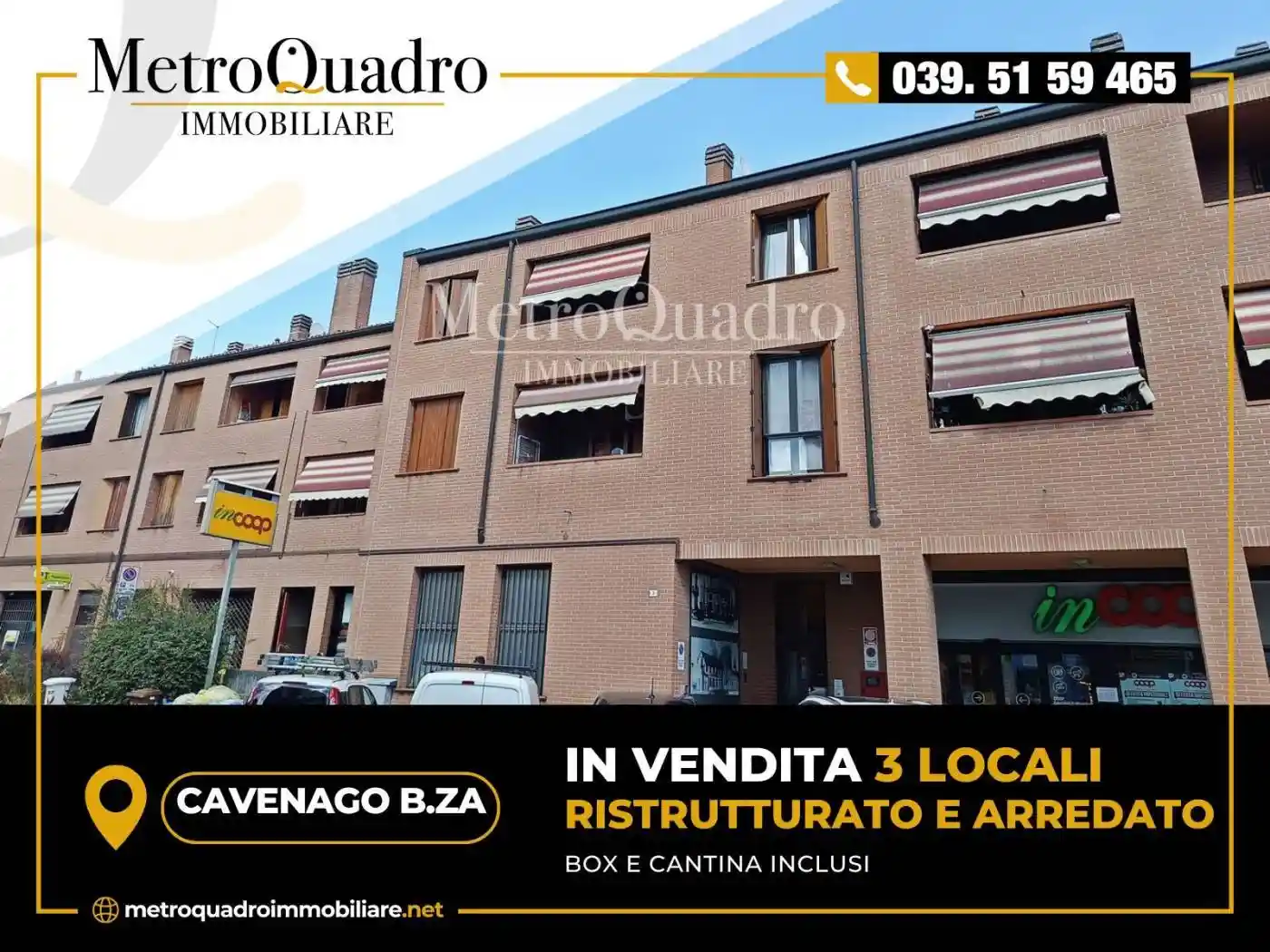 Appartamento in vendita a Cavenago di Brianza