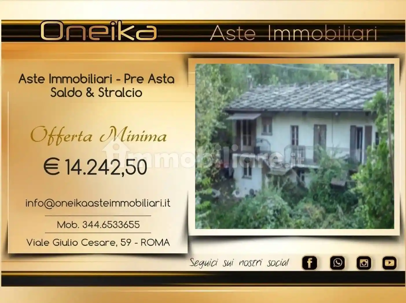 Appartamento in asta a Lusernetta