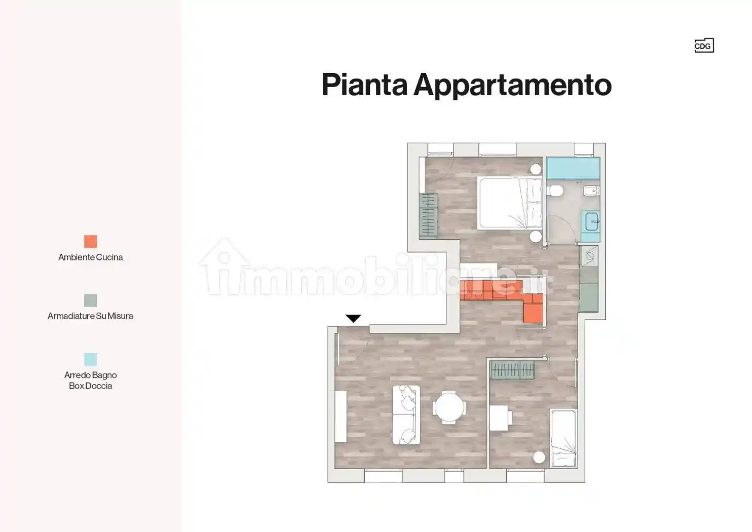Attico via Alfonso Capecelatro 22, San Siro, Milano - foto 5