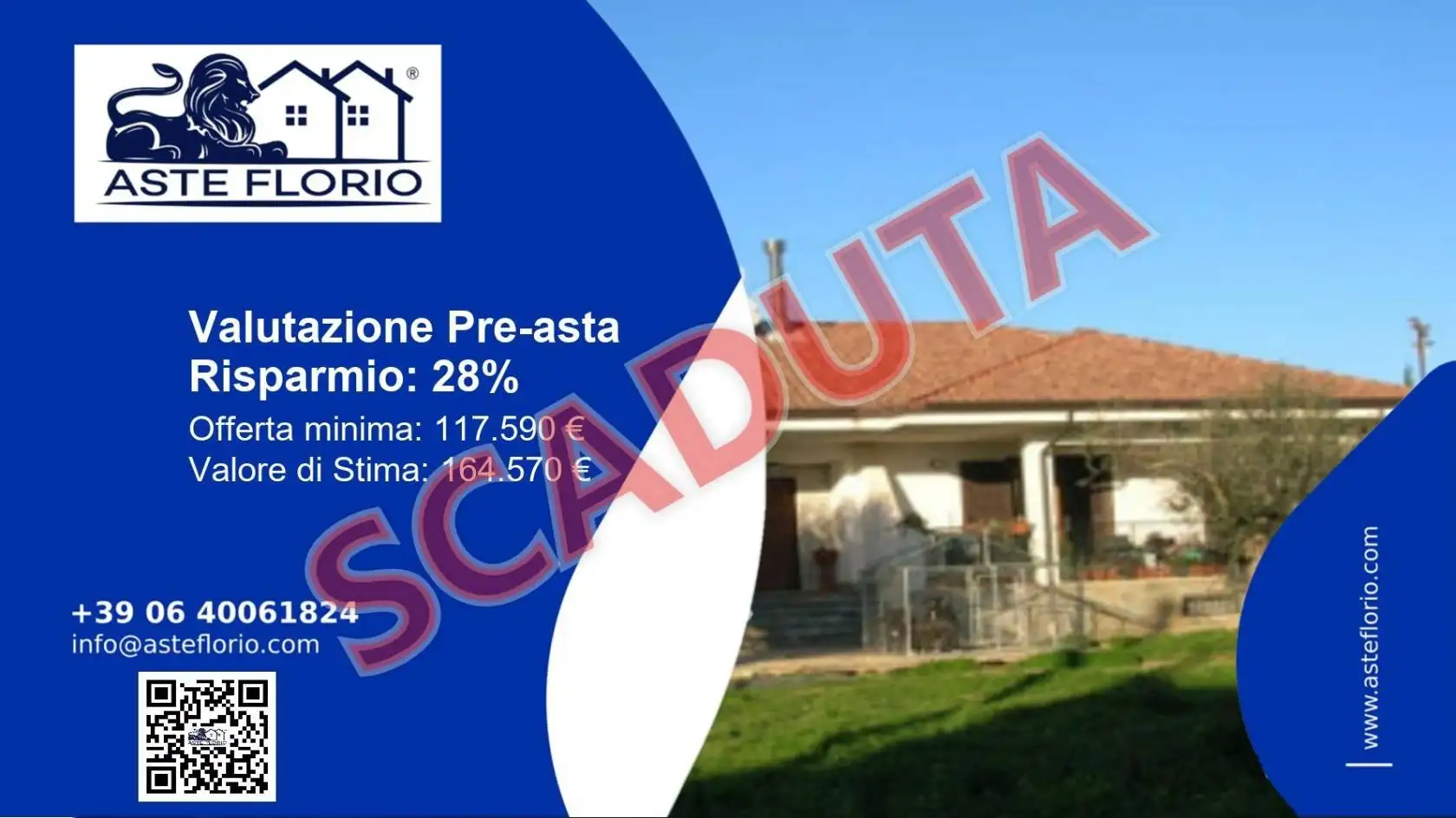 Villa in asta a Altavilla Silentina