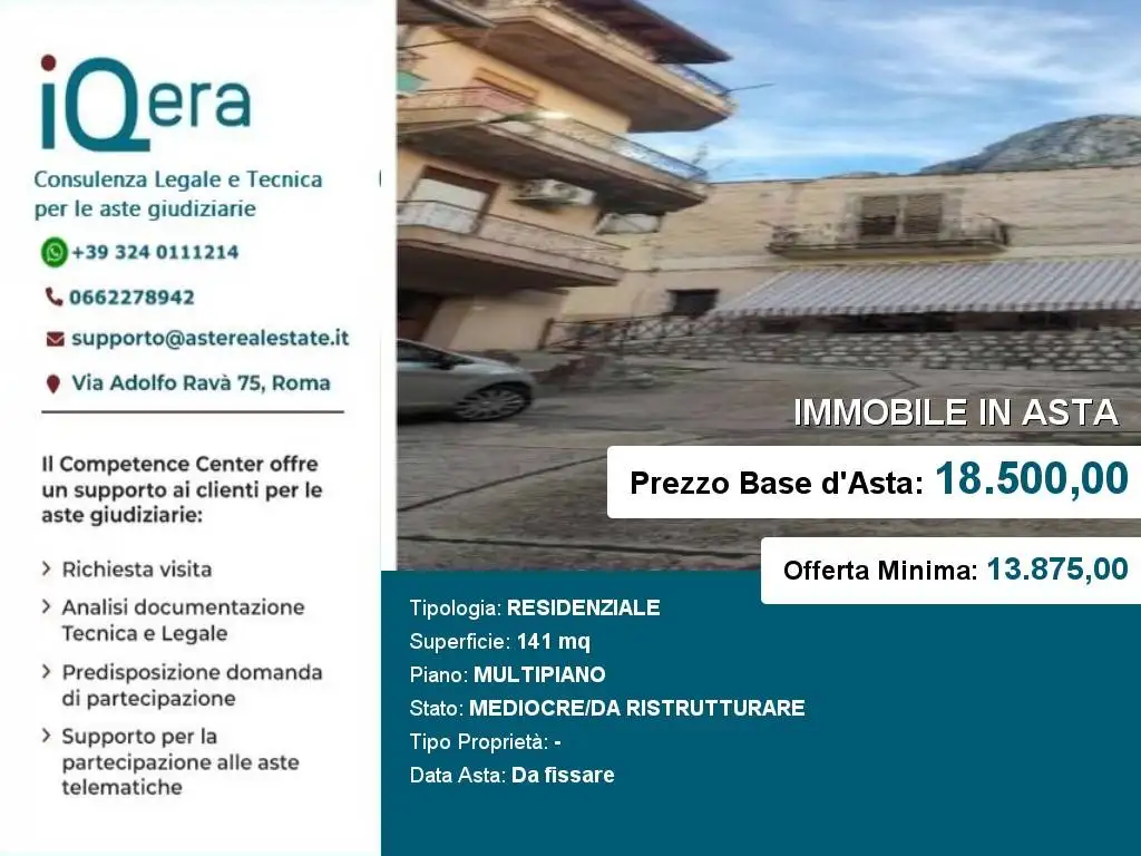 Appartamento in asta a San Giuseppe Jato