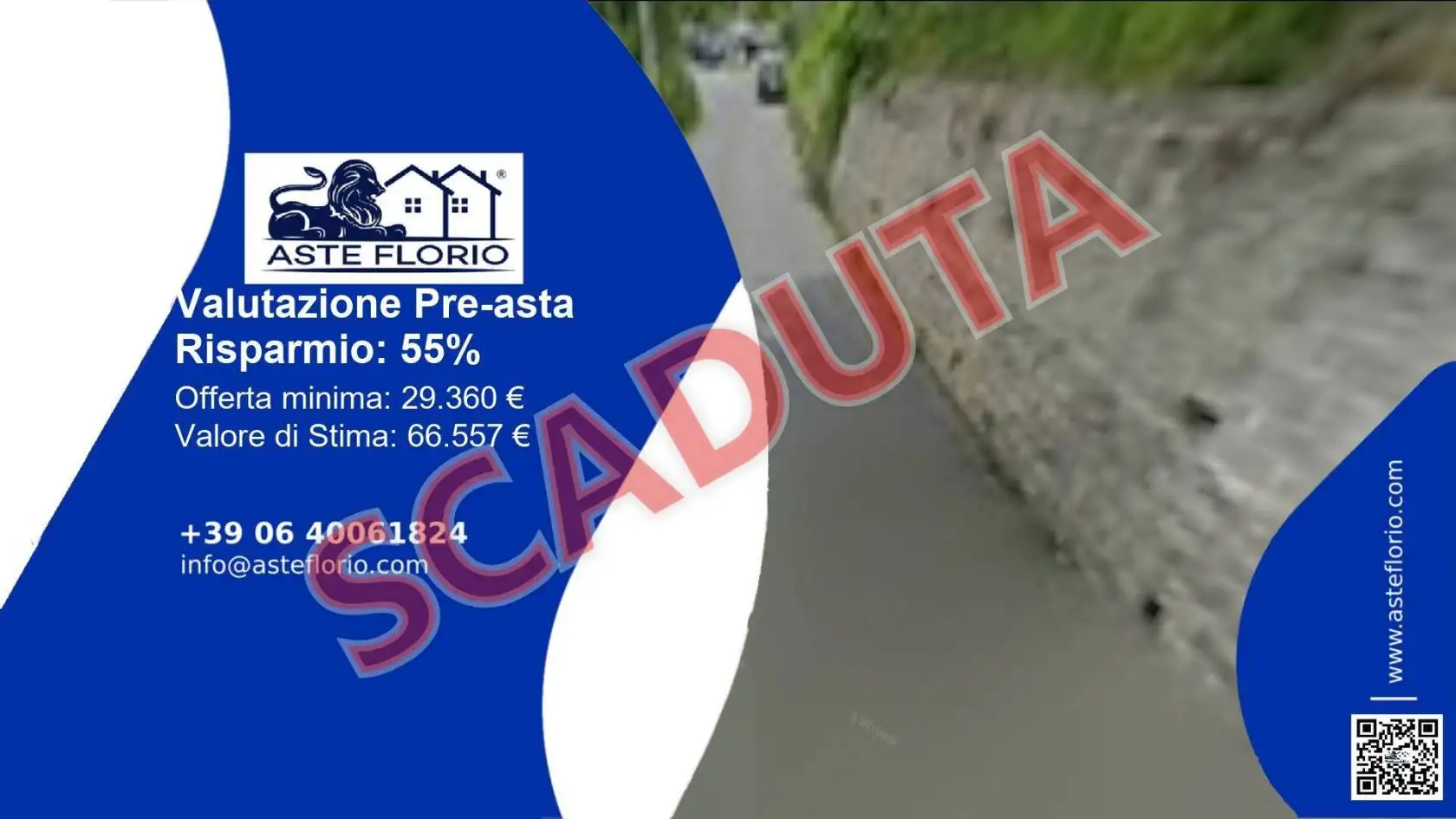 Villa in asta a Cineto Romano