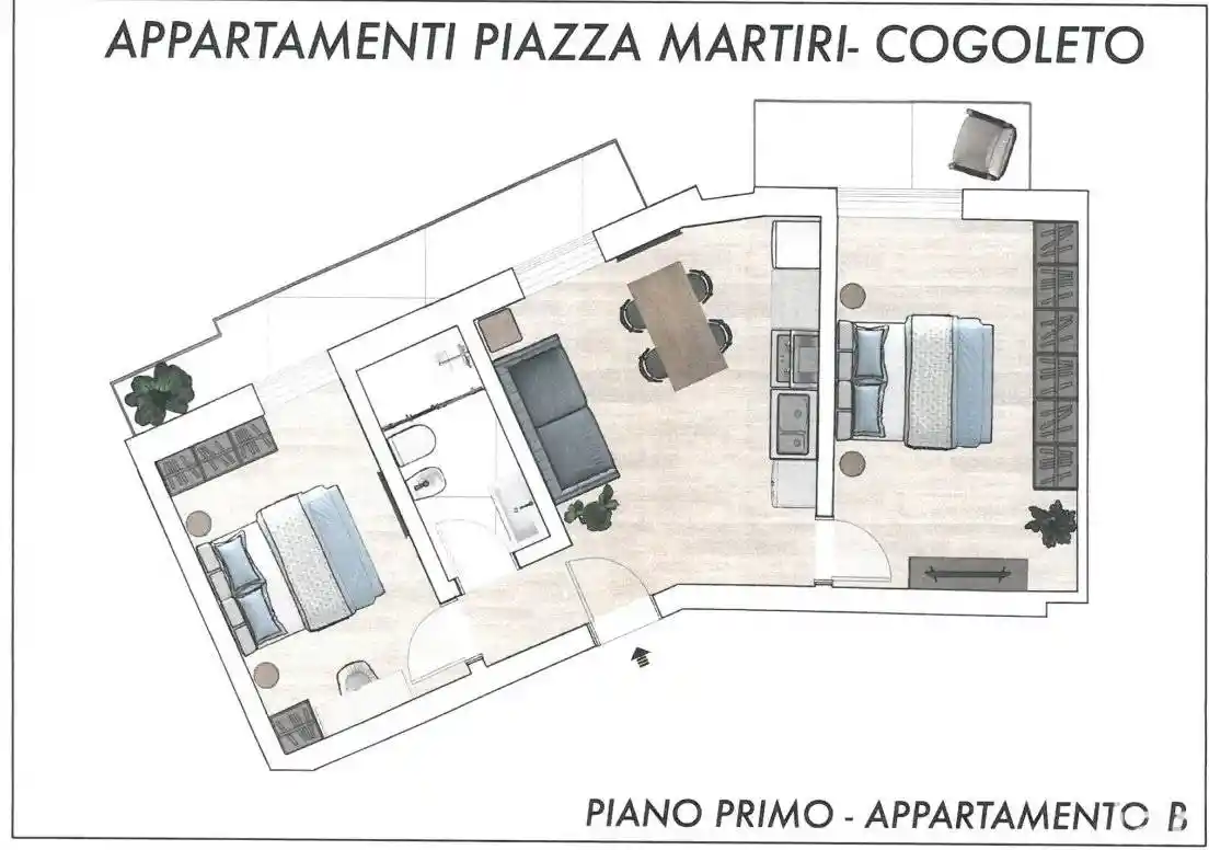 Trilocale piazza martiri della libertà 4, Centro, Cogoleto - foto 2