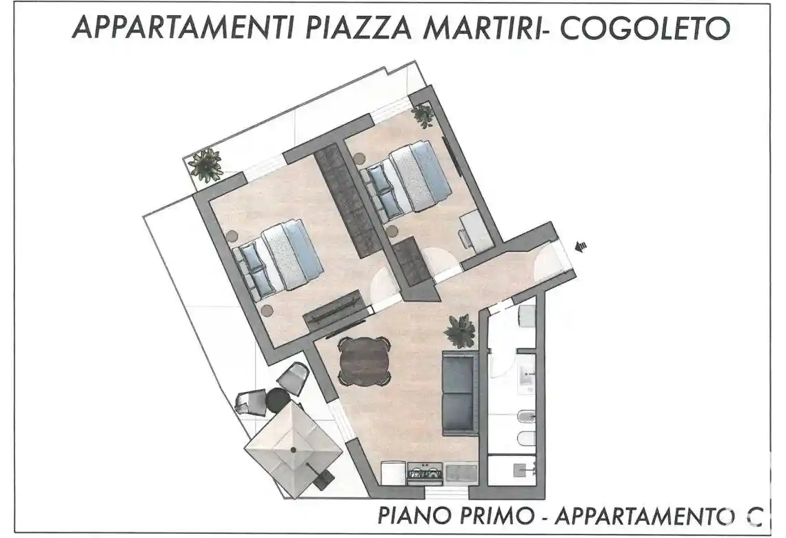 Trilocale piazza martiri della libertà 4, Centro, Cogoleto - foto 3