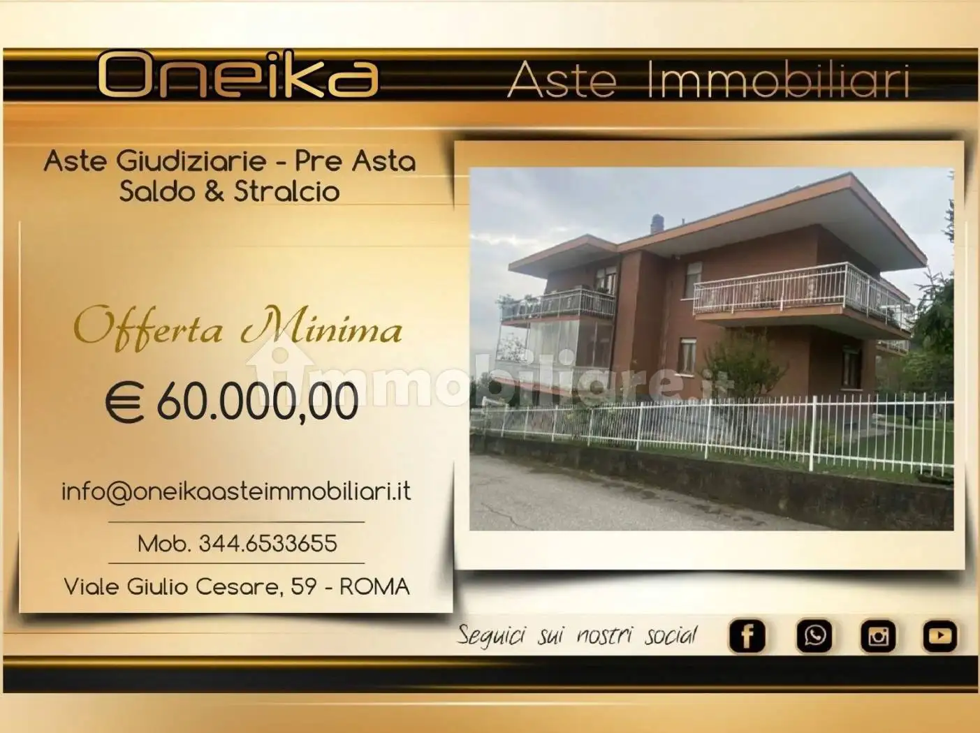 Appartamento in asta a Pavarolo