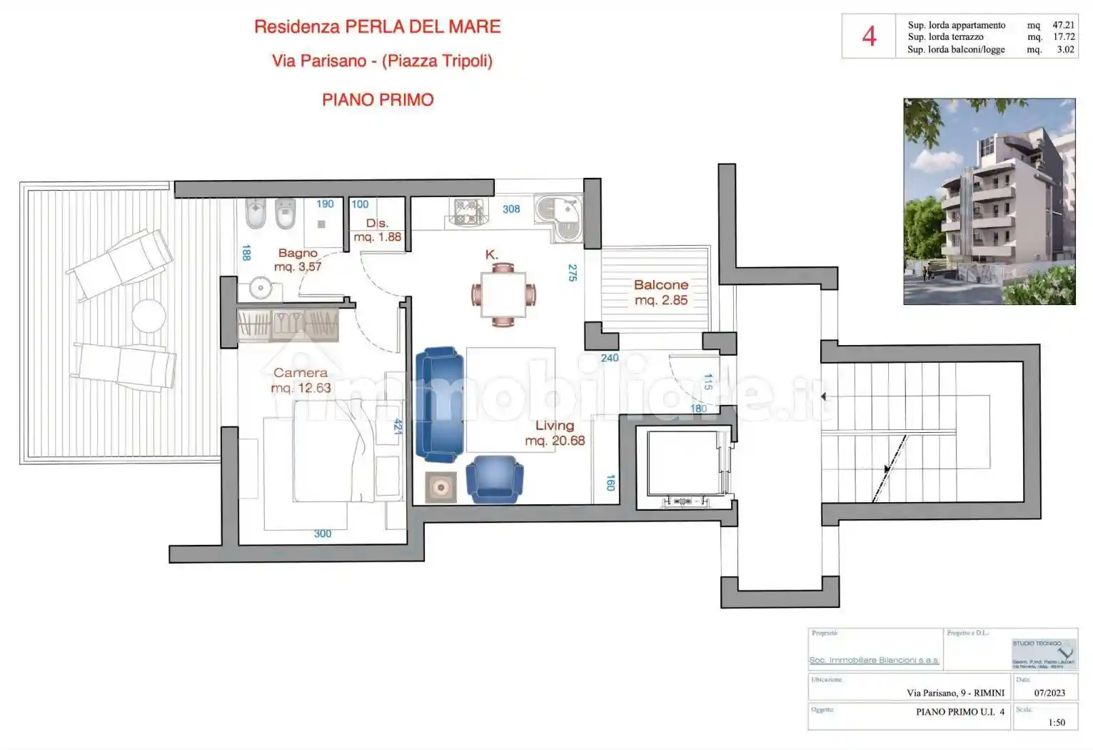 Bilocale via Flaminia 171, Fiera Vecchia, Rimini - foto 4