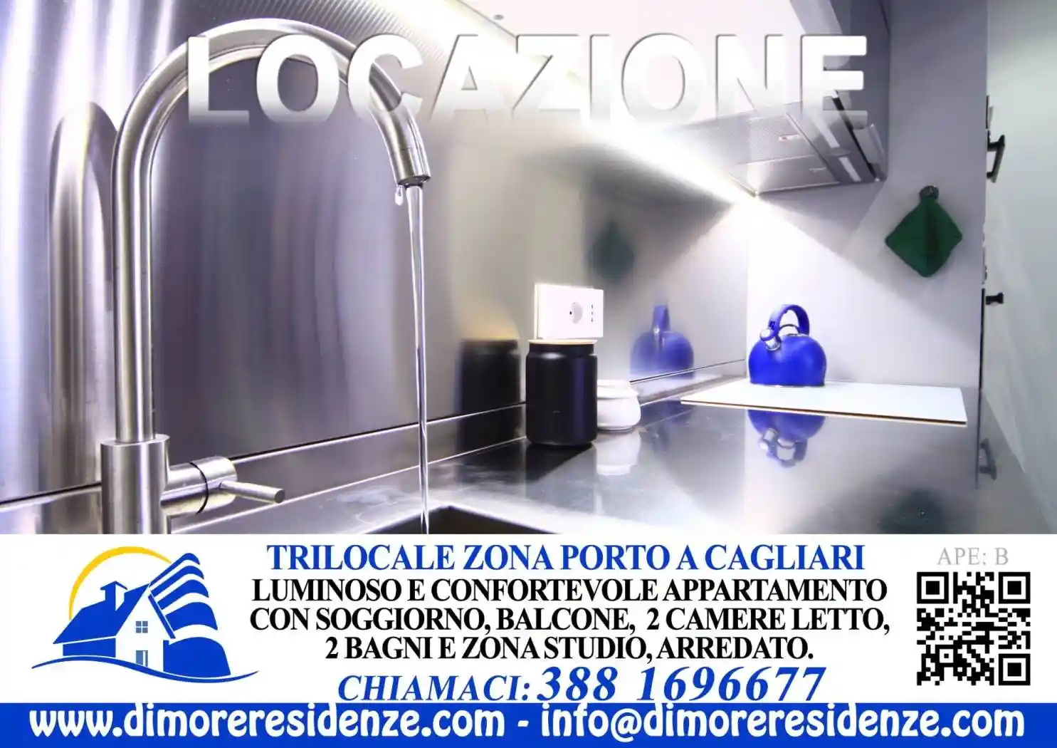 Appartamento in affitto a Cagliari