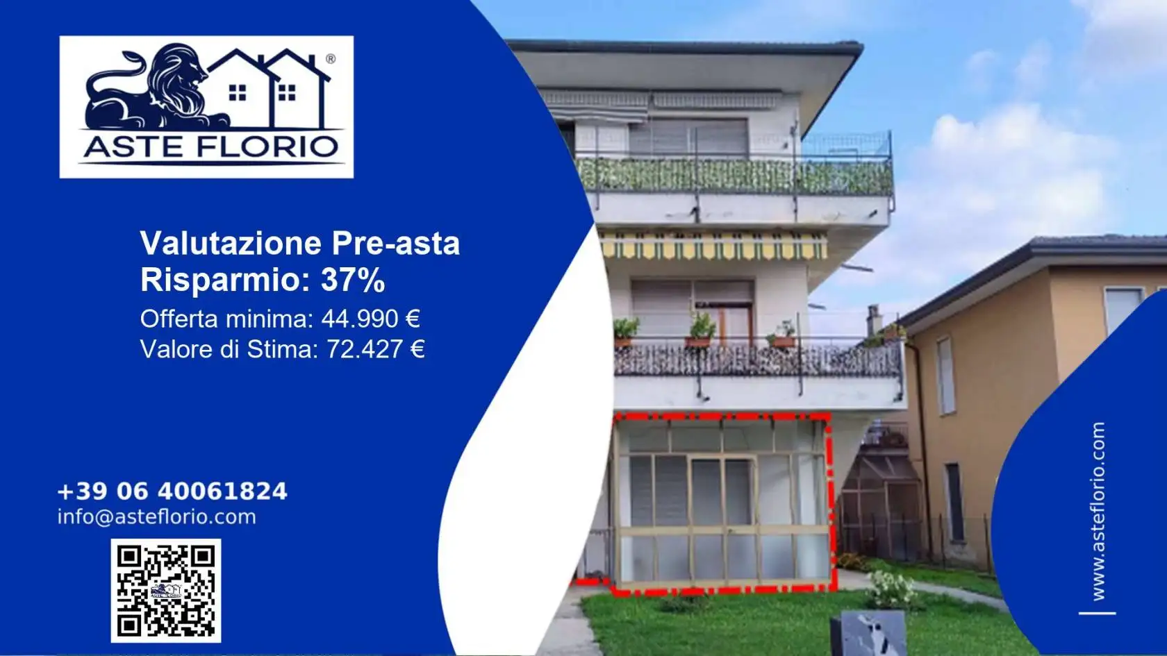 Appartamento in asta a Castegnero