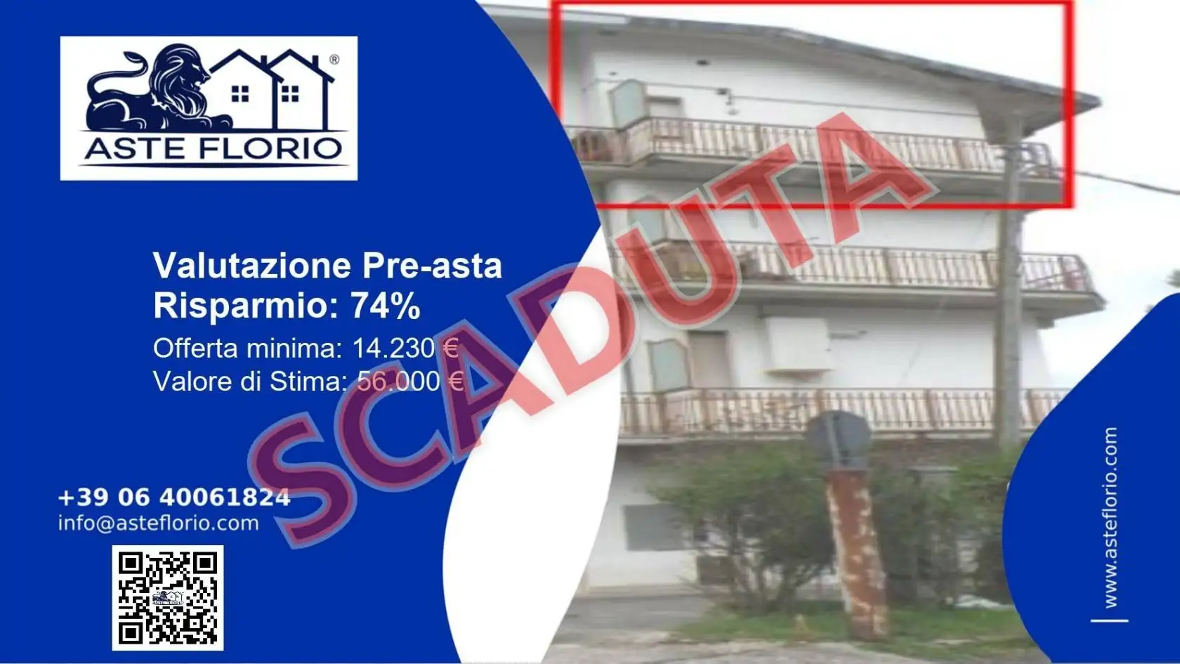 Appartamento in asta a Pescorocchiano