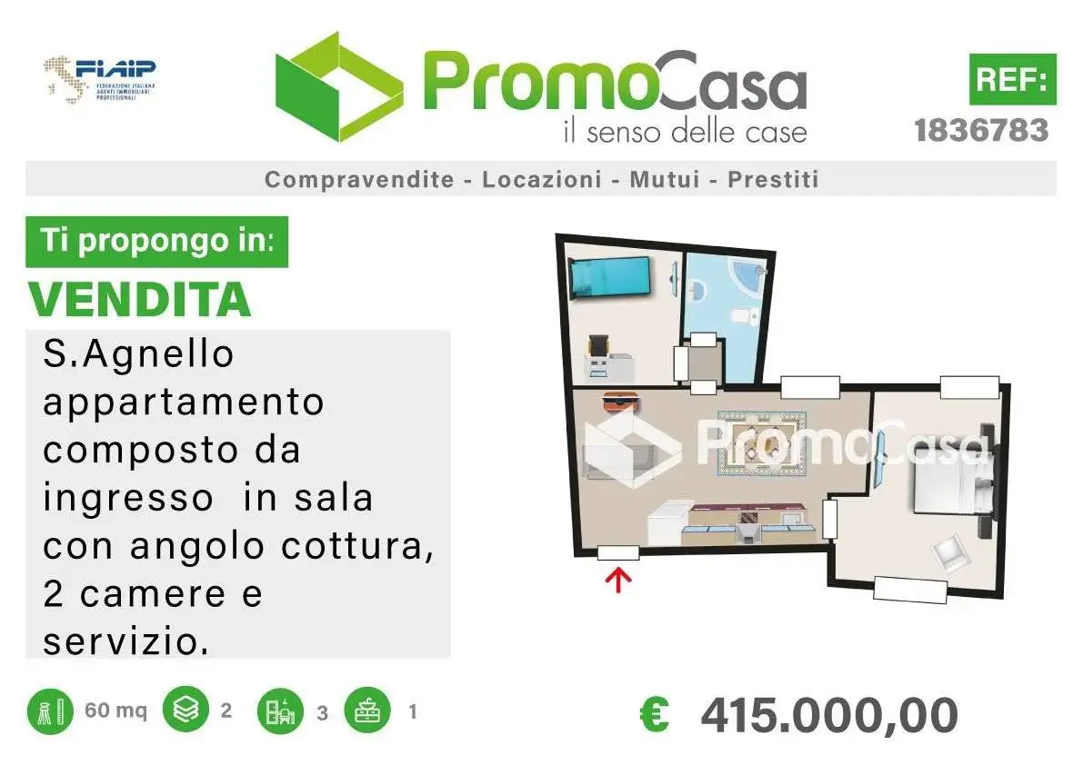 Appartamento in vendita a Sant'Agnello