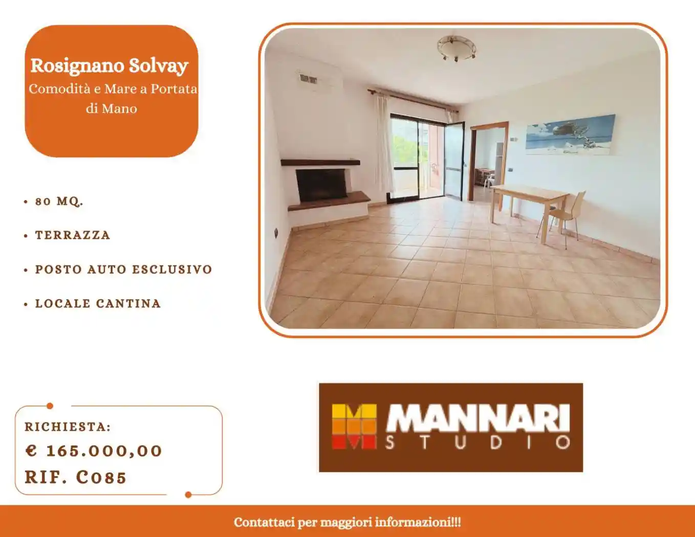 Appartamento in vendita a Rosignano Marittimo