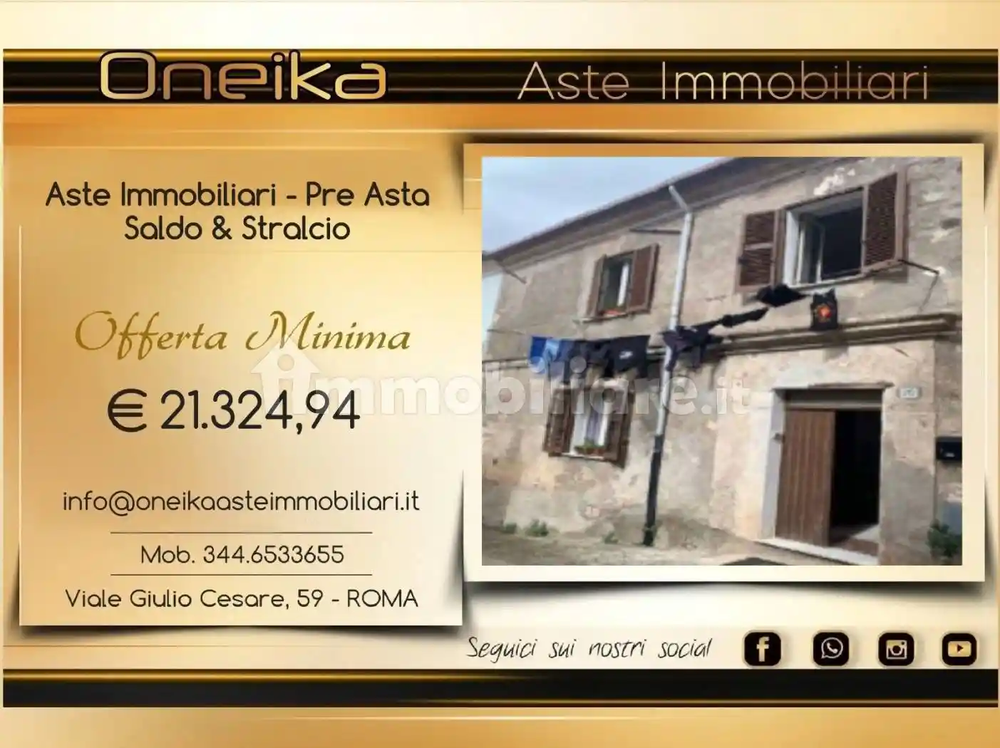 Appartamento in asta a Osilo