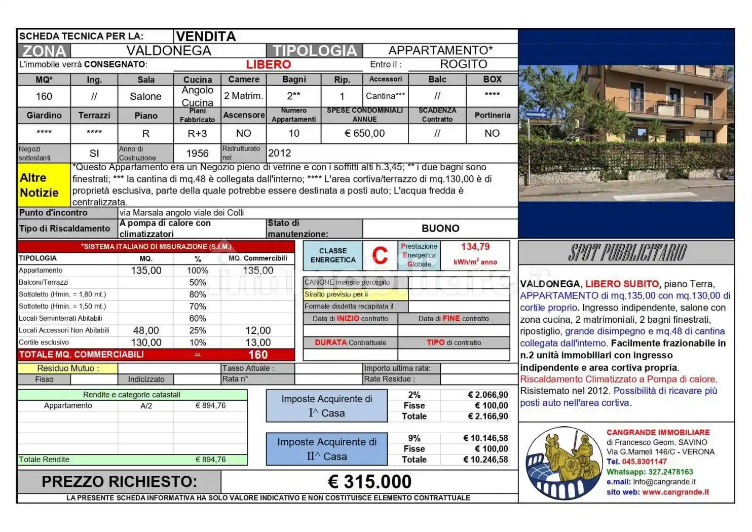 Quadrilocale buono stato, piano rialzato, Valdonega, Verona - foto 3