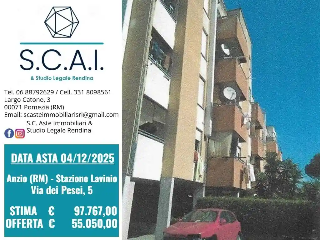 Appartamento in vendita a Anzio