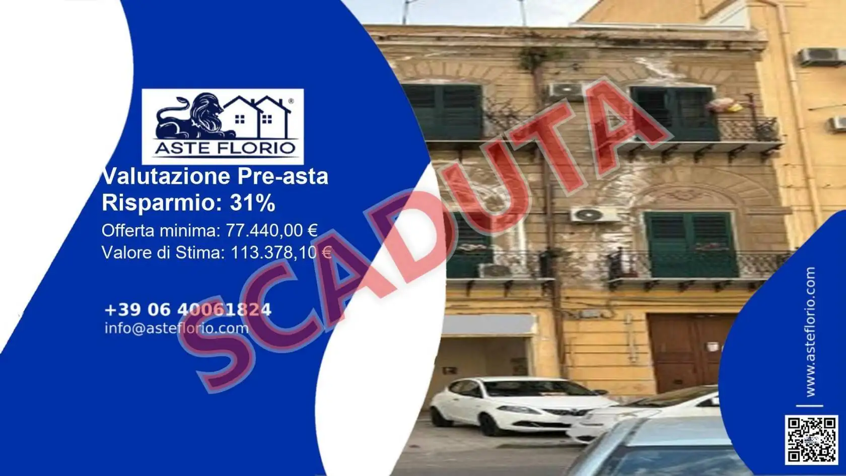 Appartamento in asta a Palermo