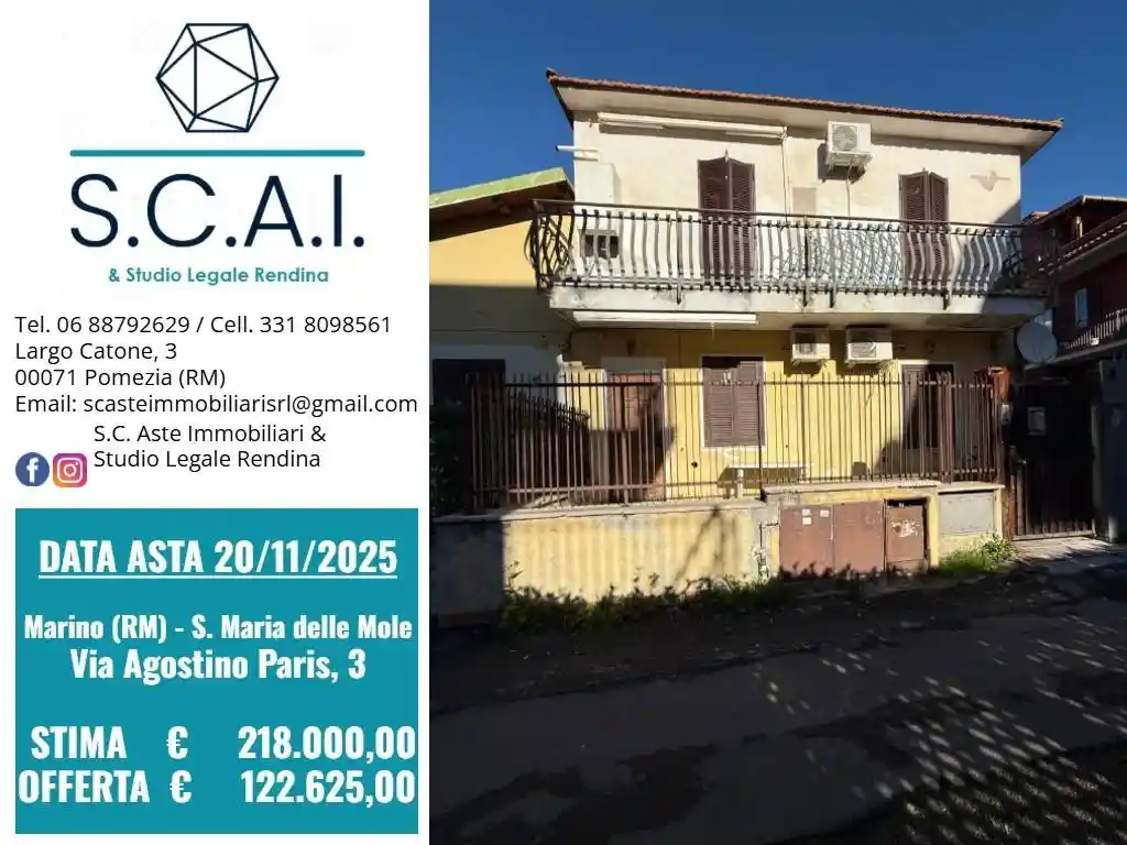 Appartamento in vendita a Marino