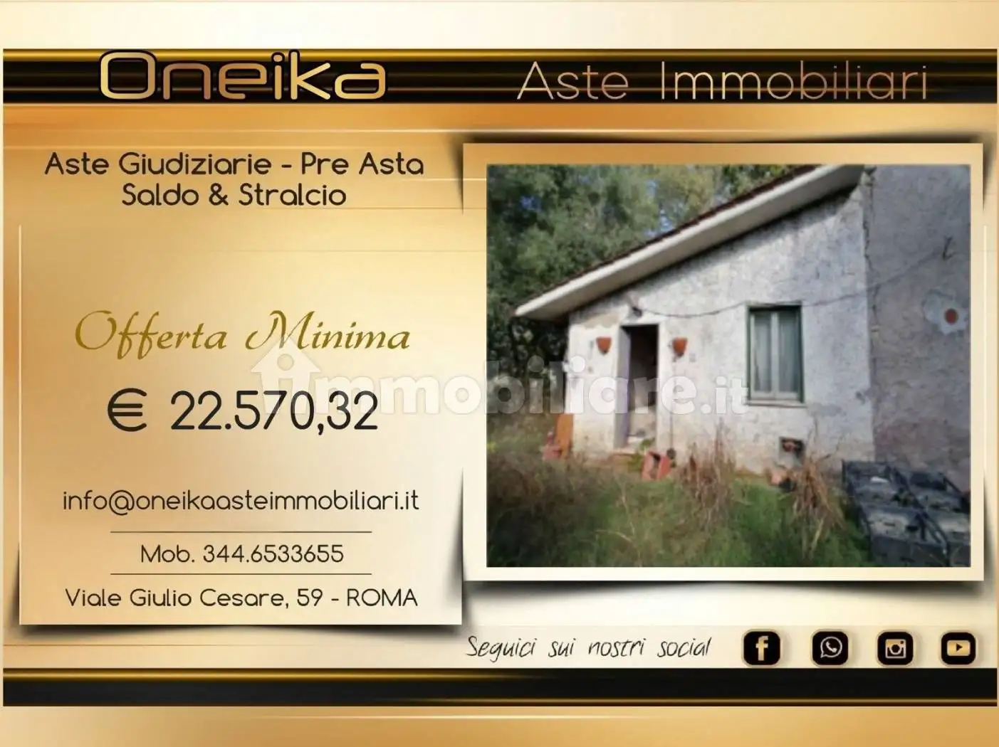 Casa indipendente in asta a Montopoli di Sabina