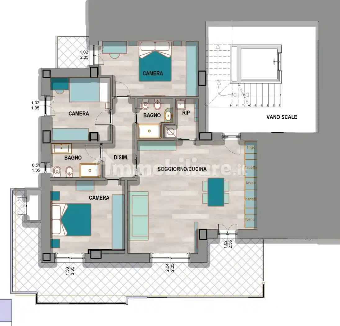 Appartamento in vendita a Porto San Giorgio