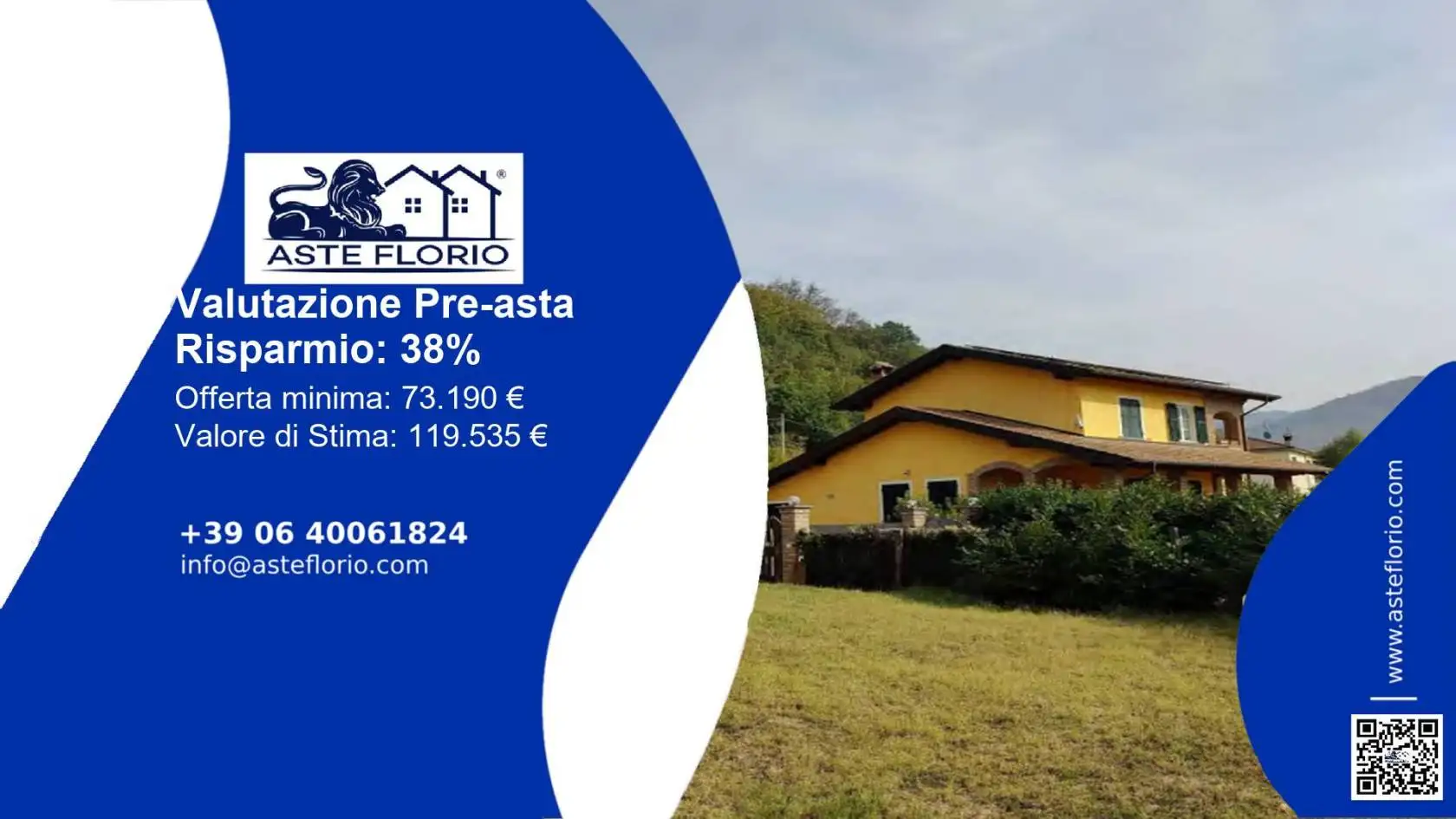 Villa in asta a Garbagna