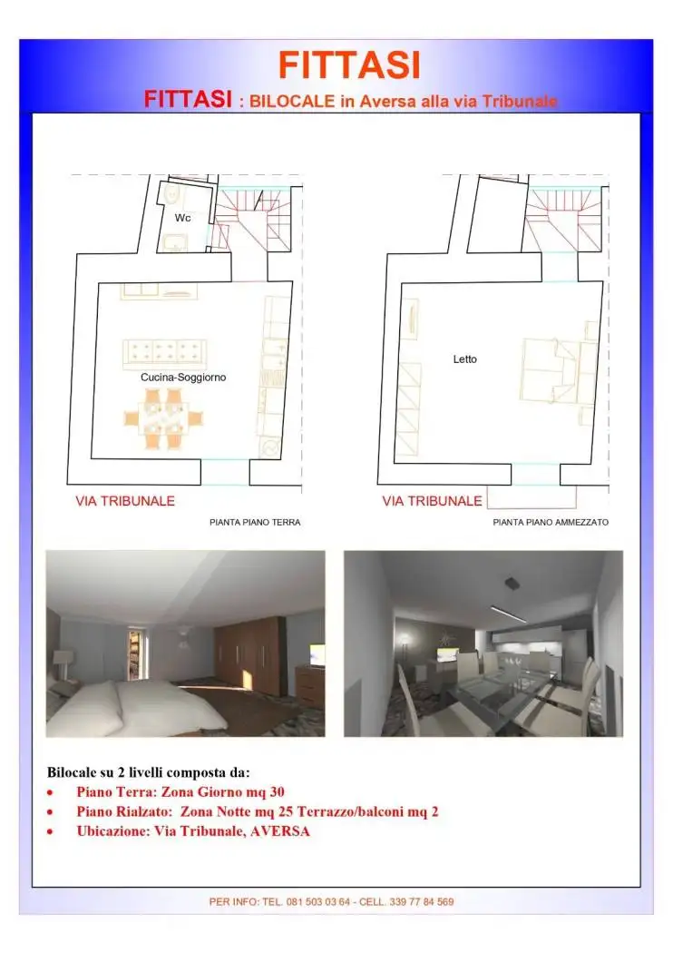 Appartamento in affitto a Aversa