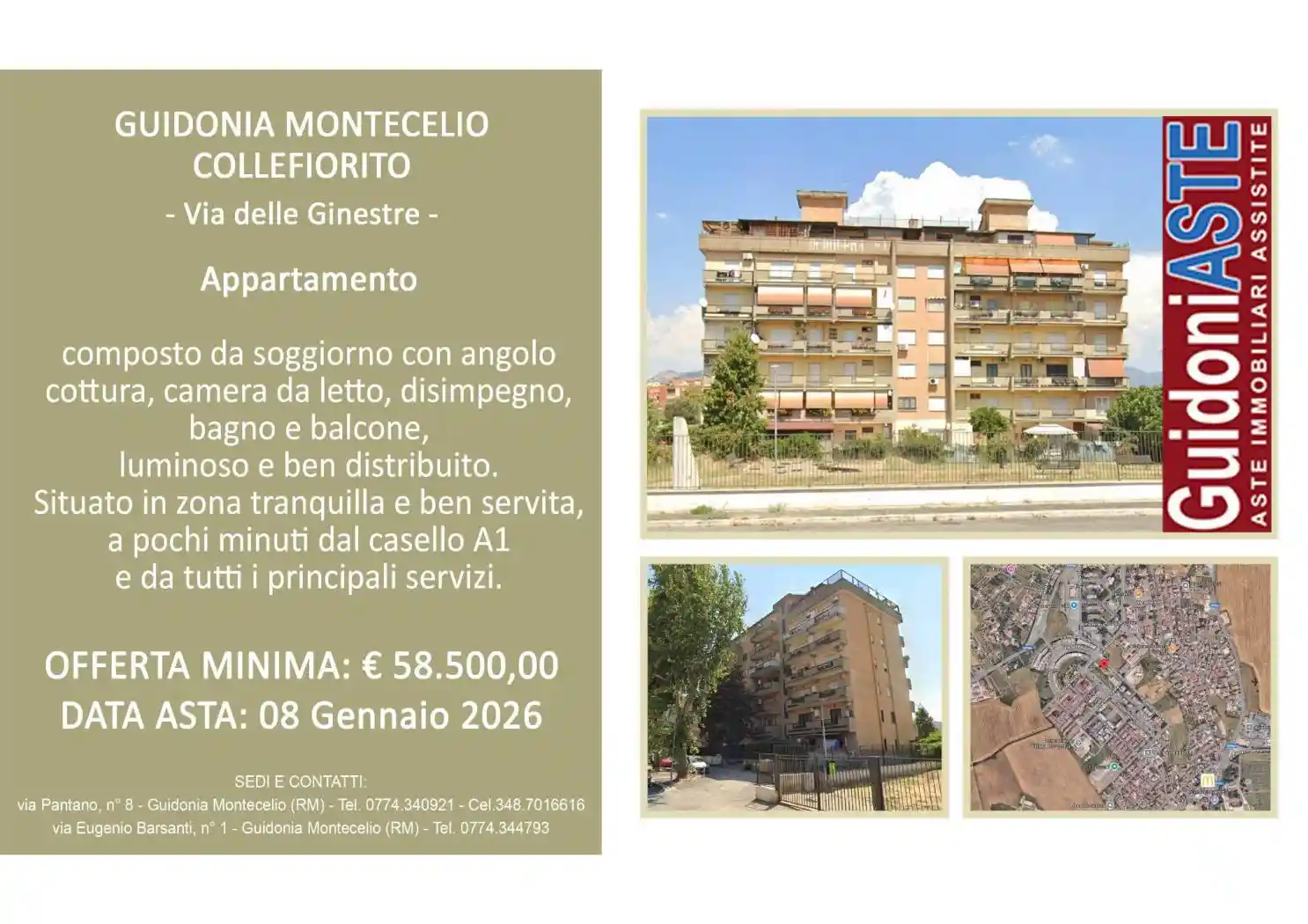 Appartamento in vendita a Guidonia Montecelio