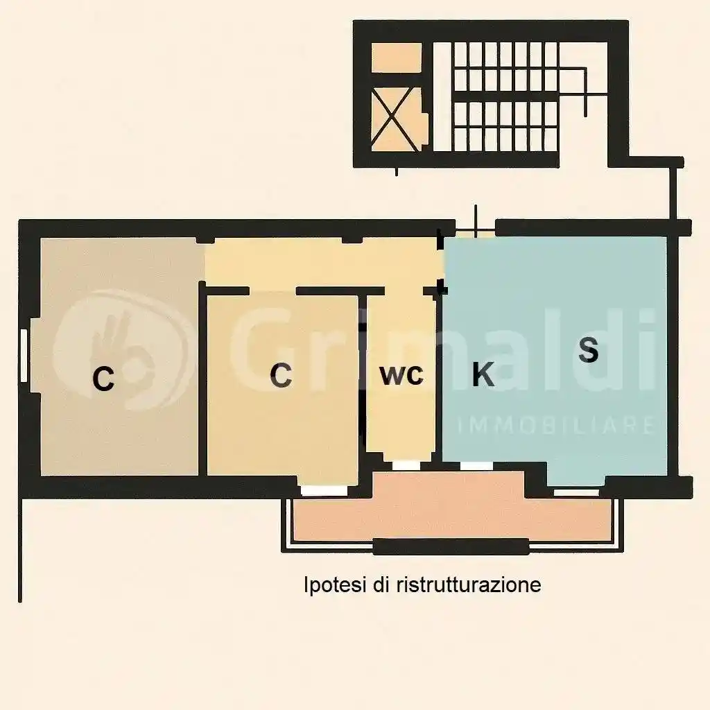Trilocale via Lesa, 5, Cascina dei Pomi, Milano - foto 3