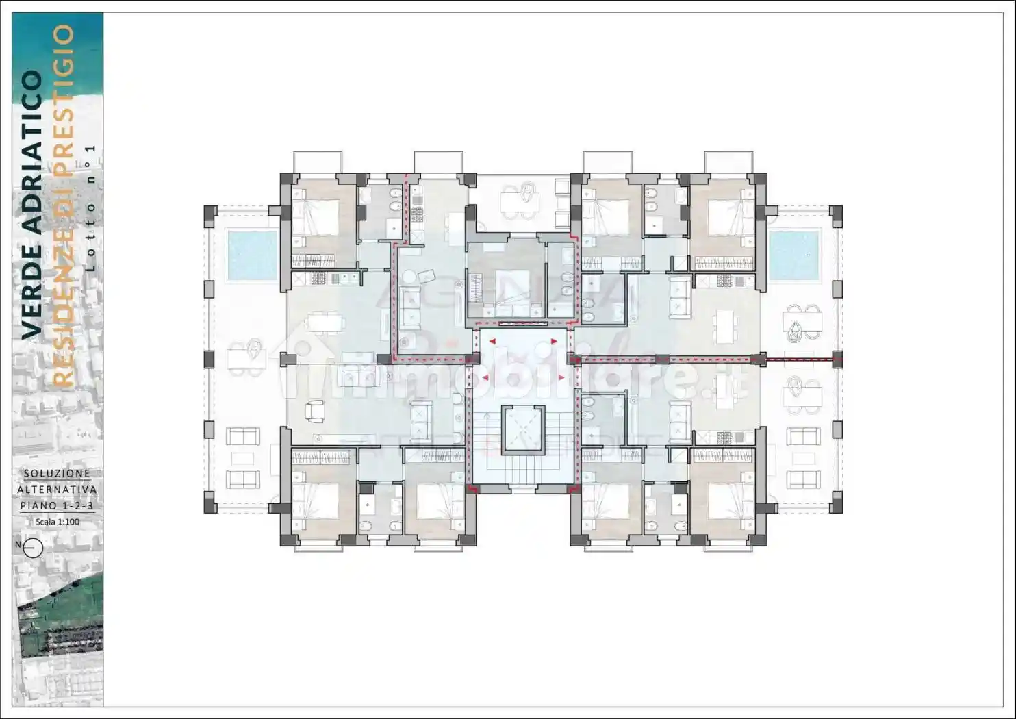 Quadrilocale nuovo, primo piano, Centro, Alba Adriatica - foto 5