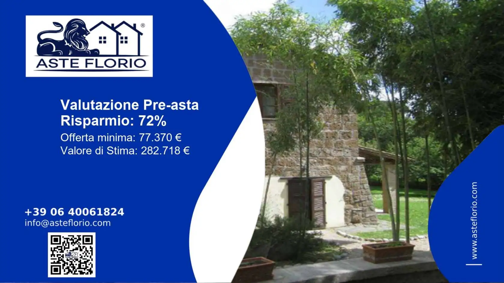 Villa in asta a Celleno