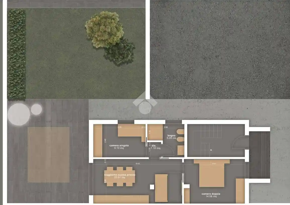 Trilocale via C. Cattaneo 100, Cesenatico Ponente, Cesenatico - foto 3