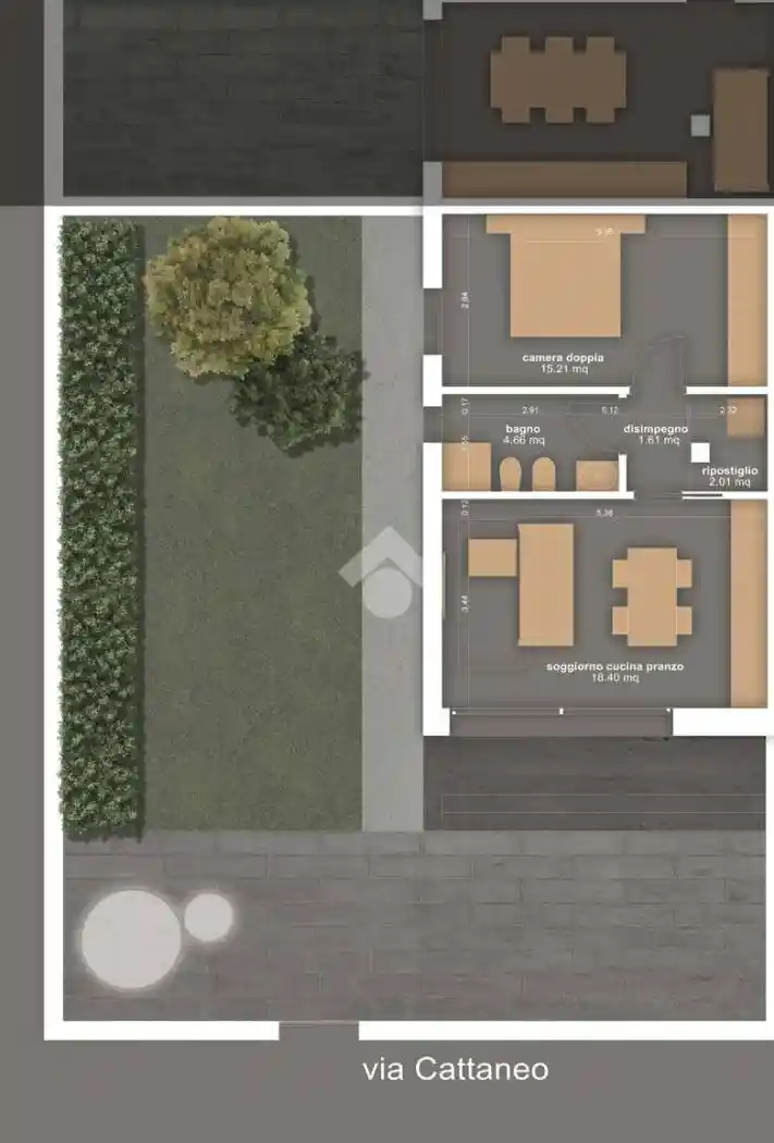 Trilocale via C. Cattaneo 100, Cesenatico Ponente, Cesenatico - foto 4