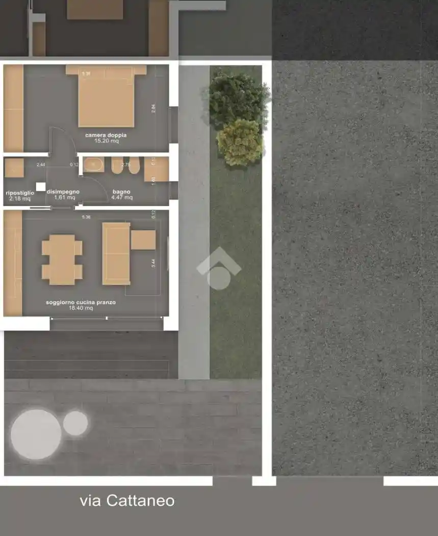 Bilocale via C. Cattaneo 100, Cesenatico Ponente, Cesenatico - foto 2