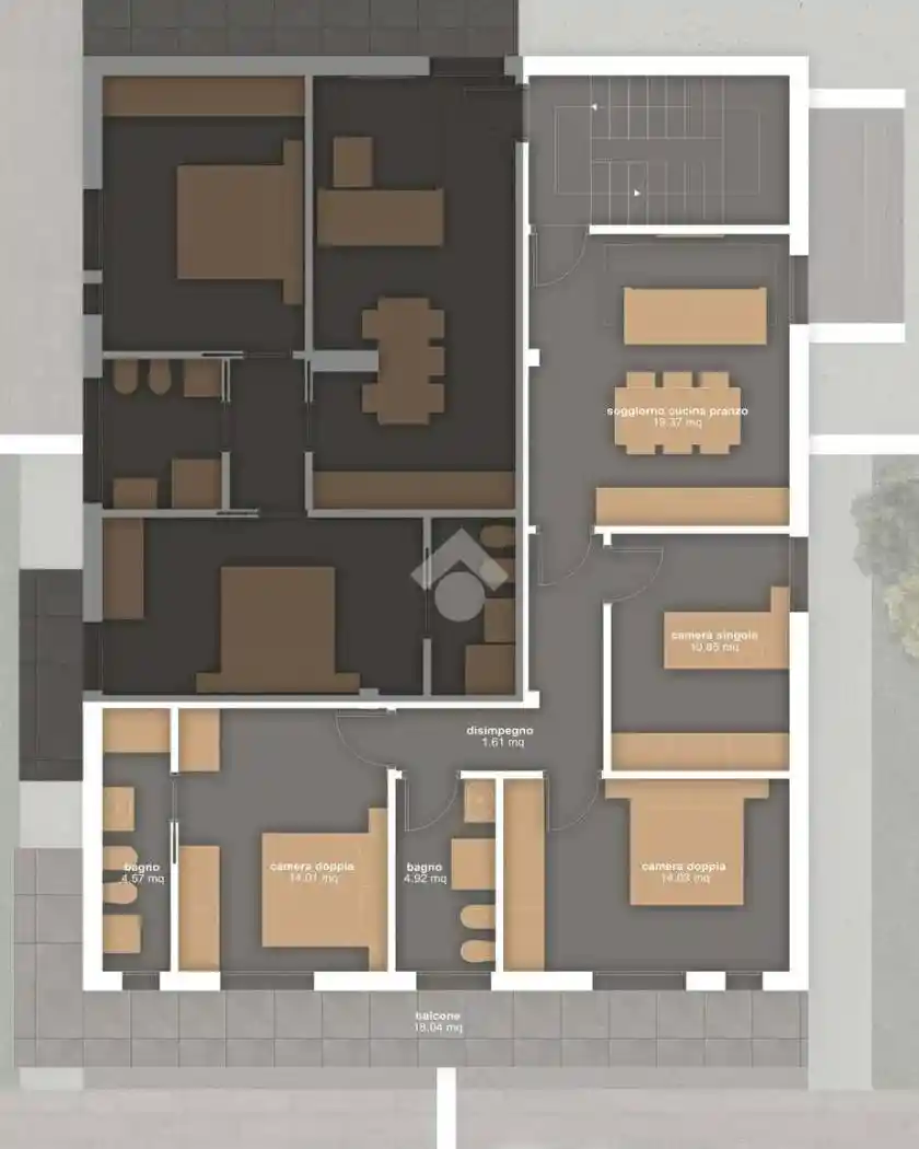 Quadrilocale via C. Cattaneo 100, Cesenatico Ponente, Cesenatico - foto 3