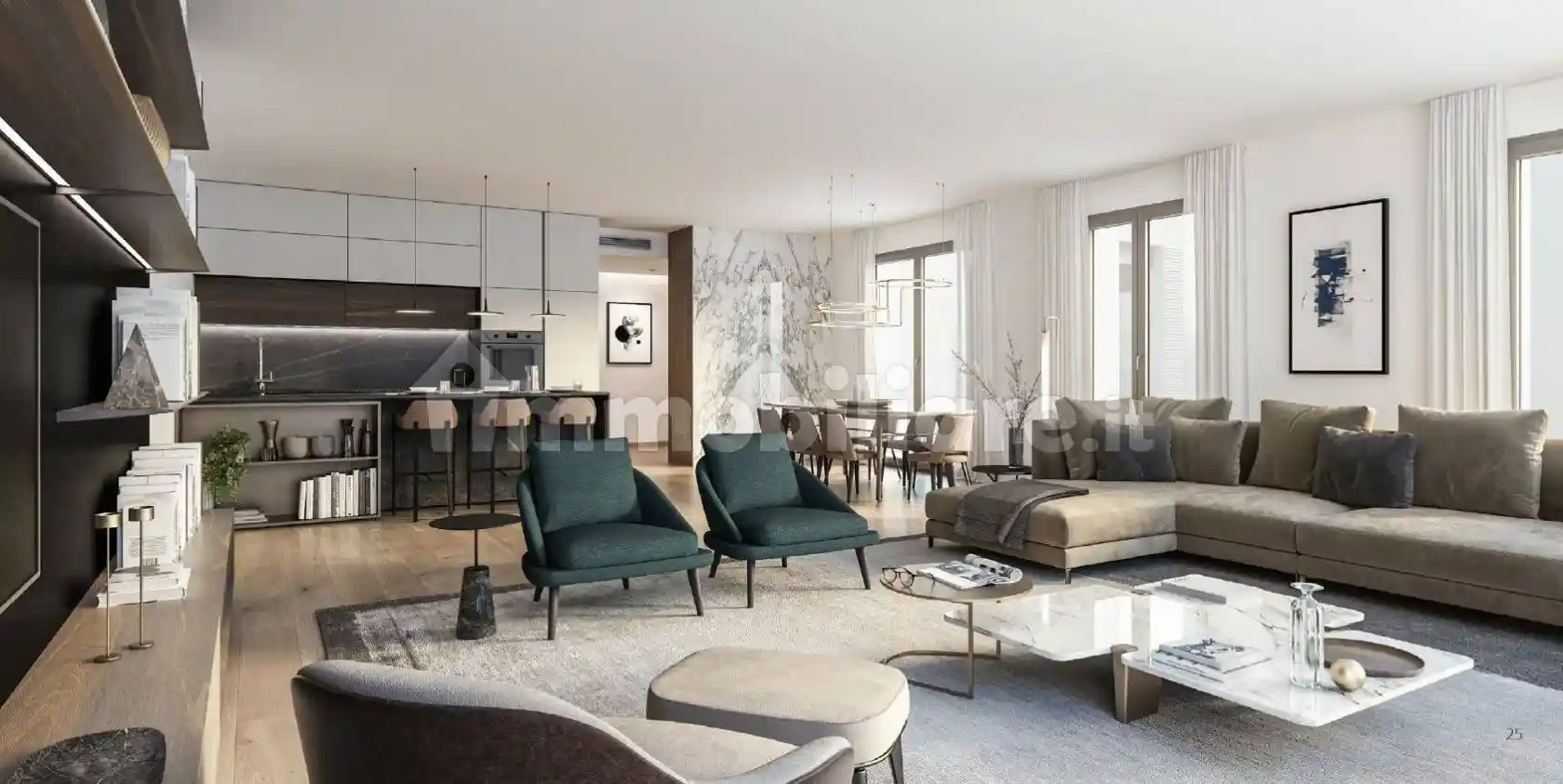 Trilocale via Pietro Giannone 2, Paolo Sarpi, Milano - foto 4