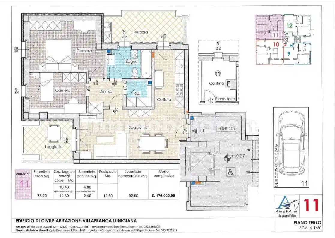 Appartamento in vendita a Villafranca in Lunigiana