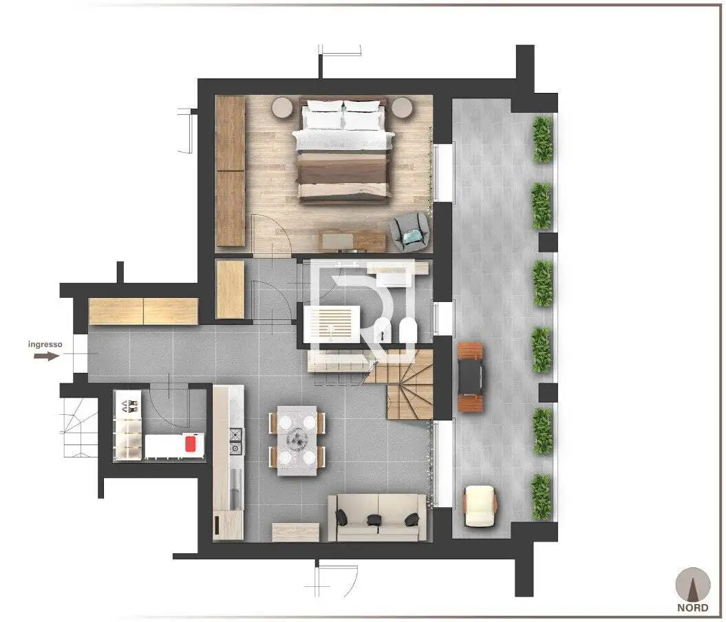 Attico - Mansarda in vendita a Cesena