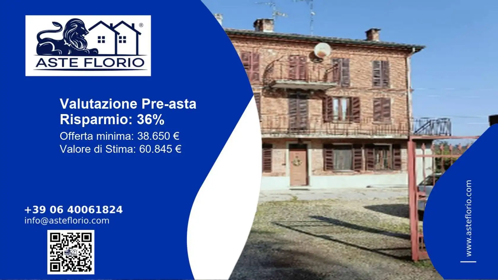 Appartamento in asta a Cortiglione