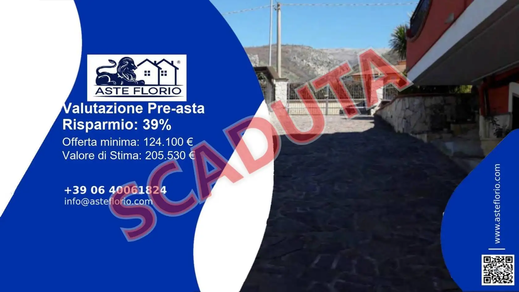Villa in asta a Atena Lucana