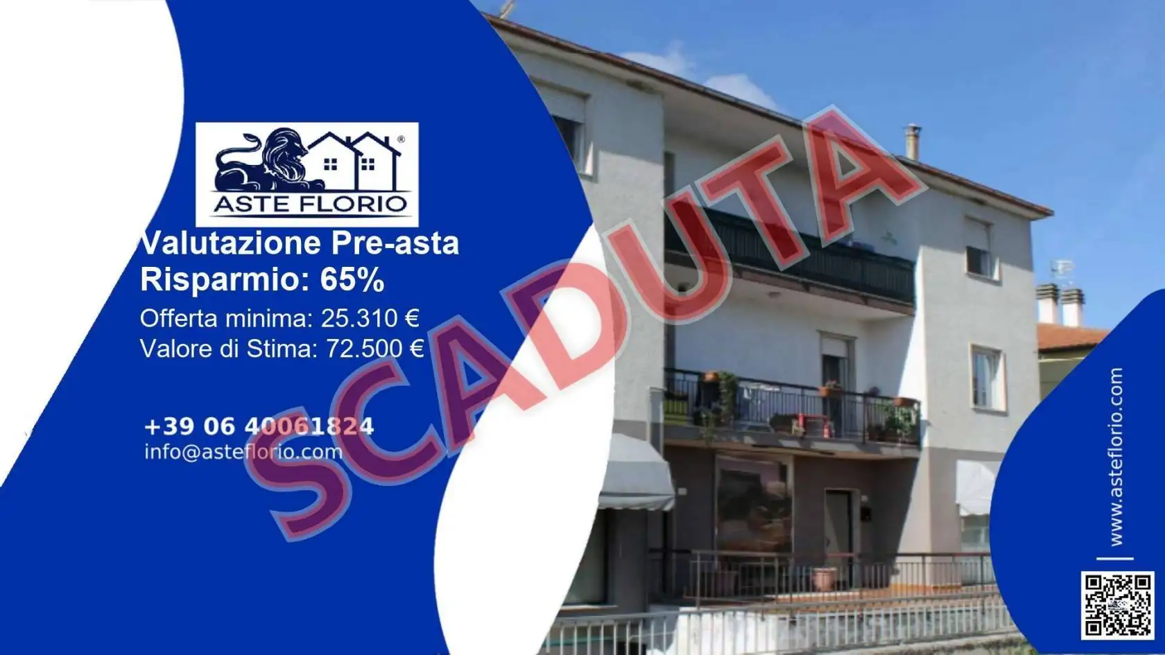 Appartamento in asta a Castiglione Messer Raimondo