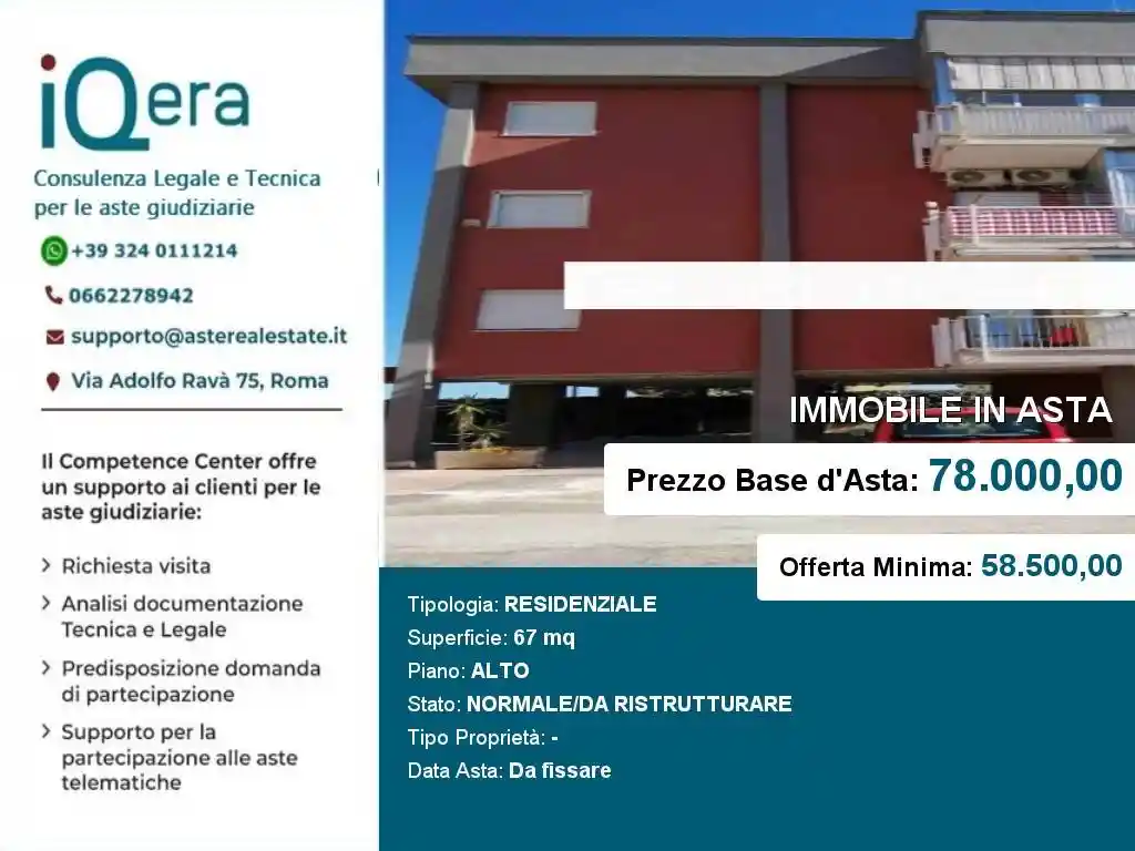 Appartamento in vendita a Bari