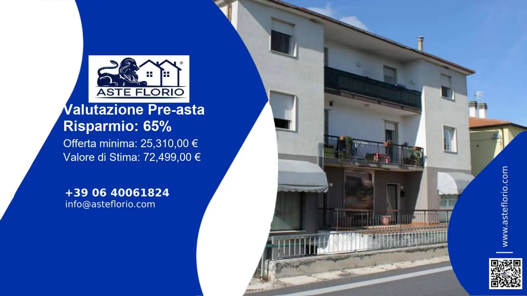 Appartamento in asta a Castiglione Messer Raimondo